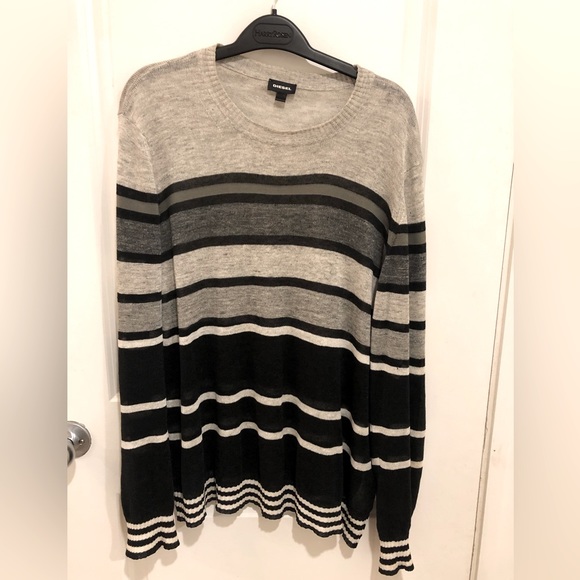 Men’s Diesel Linen Sweater - Picture 1 of 4